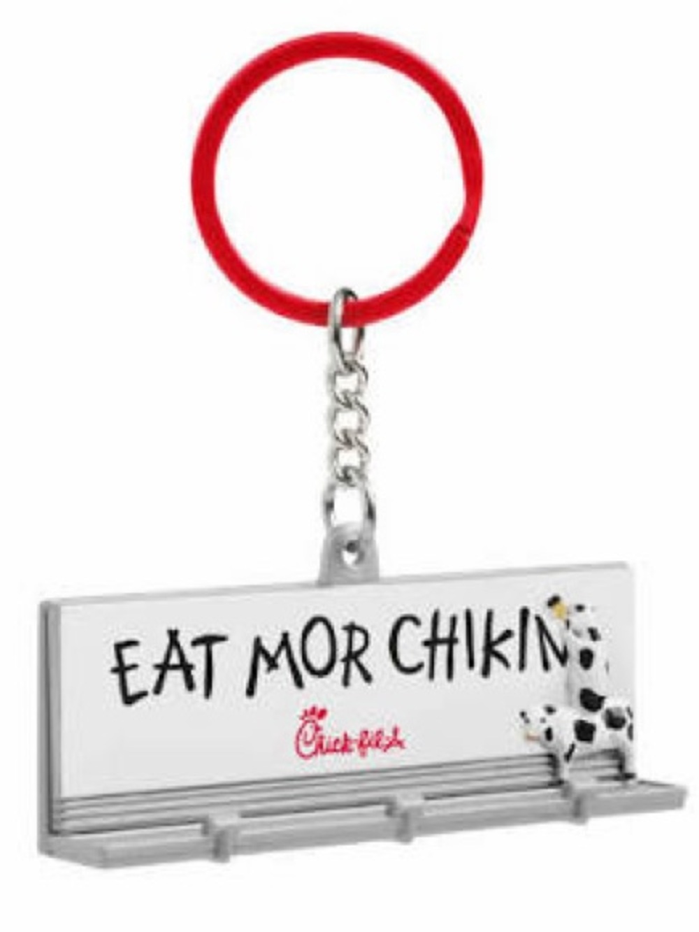 Chick-Fil-A Eat Mor Chikin Billboard Keychain 2026 Limited Edition New